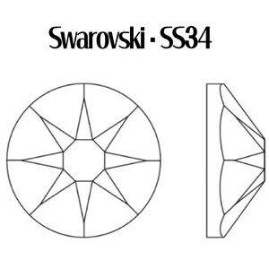 Swarovski • SS34 Crystals • Listings Organized by Size